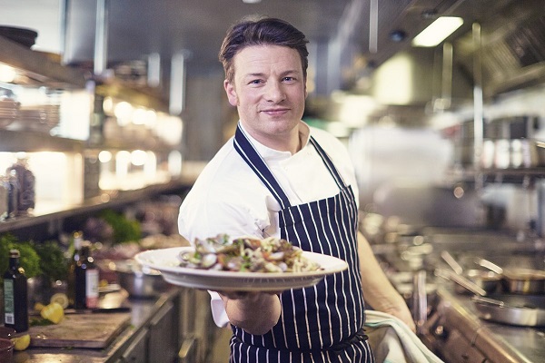 jamie oliver tiếp xúc với ẩm thực từ rất sớm