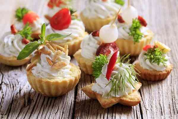 canapes vị mặn