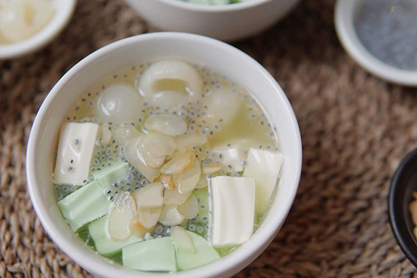 cách nấu chè khúc bạch không cần gelatin